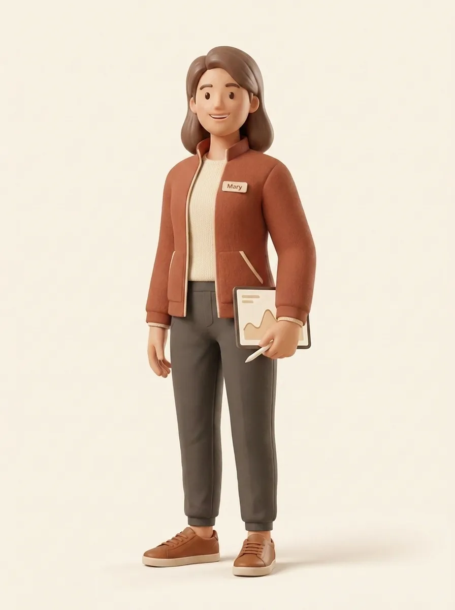 Mary, the designer